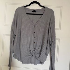 Button Up Knot Top Small